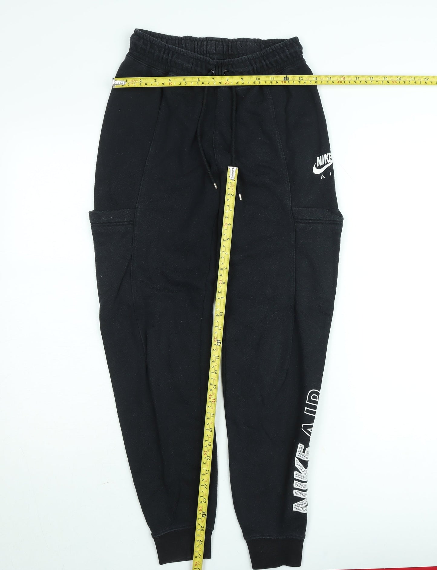 Nike Men's Black XS Fleece Jogger Sweatpants Tapered Fit