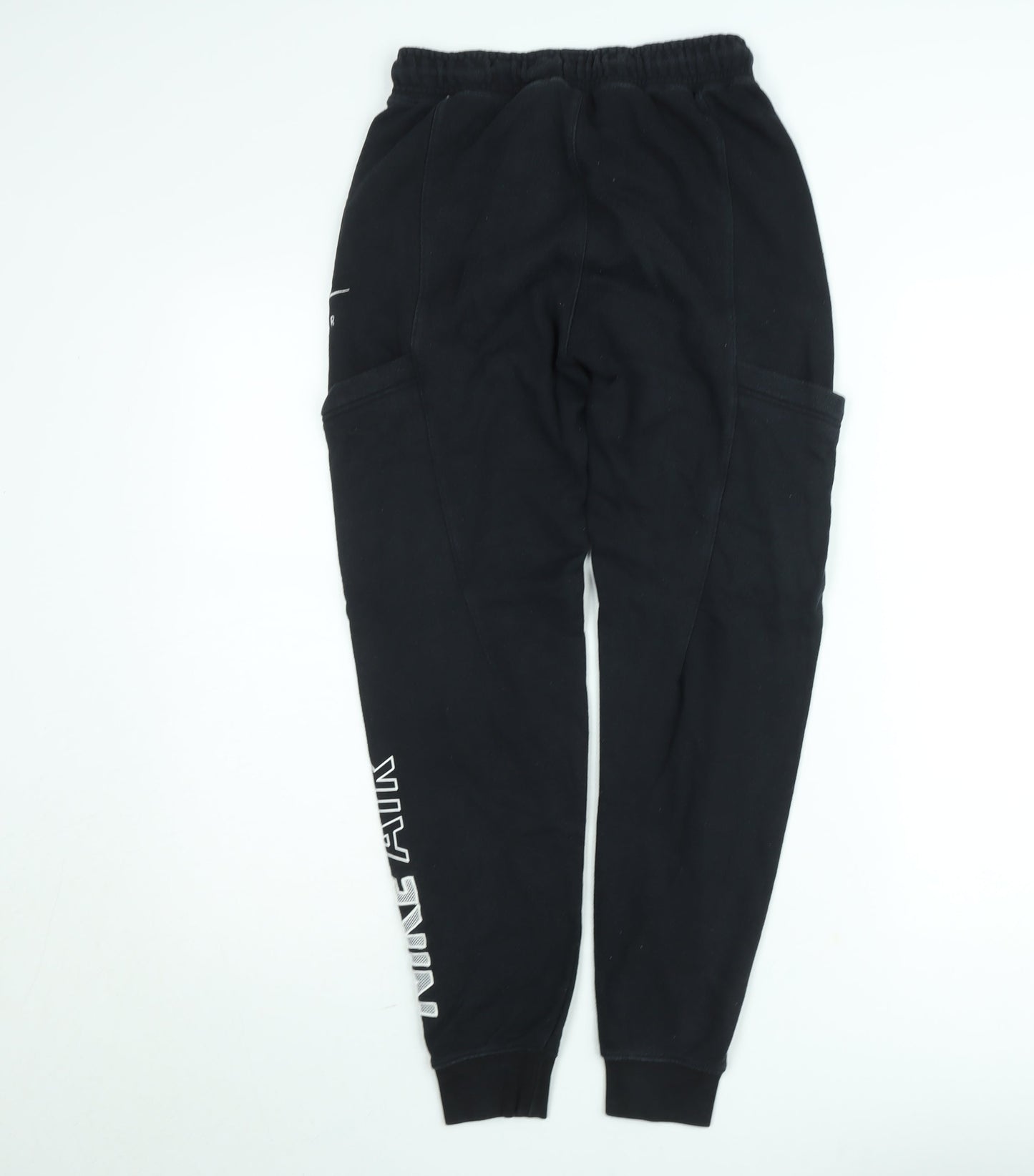 Nike Men's Black XS Fleece Jogger Sweatpants Tapered Fit
