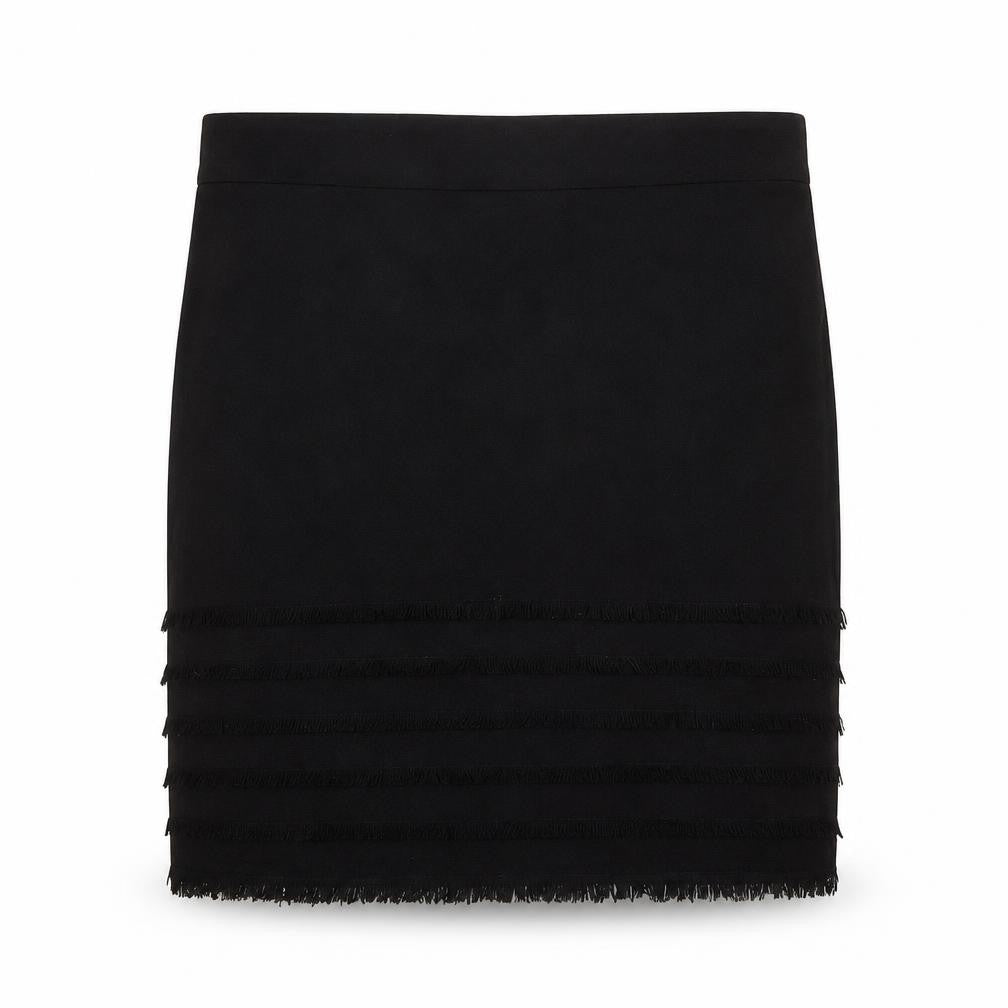 Banana Republic Womens Black L Knit Stretch Pencil Skirt