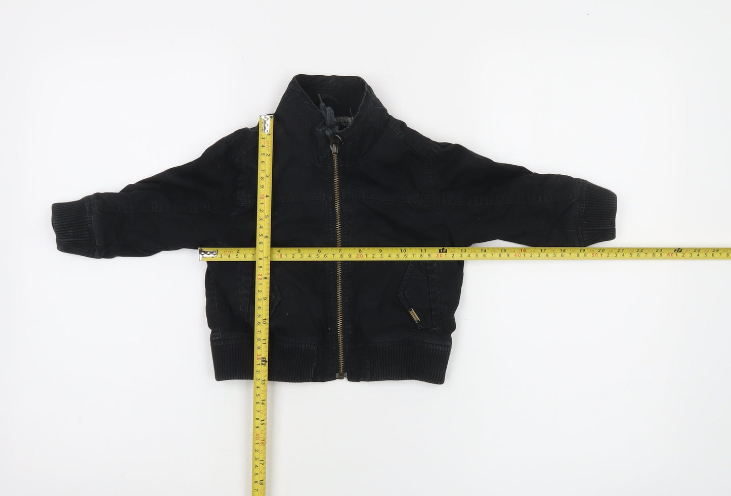 Timberland Boys Black 18 Months Bomber Jacket 100% Cotton Zip Up