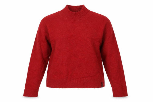 Womens UK 10 Regular Superdry Red Pullover Tight-Knit