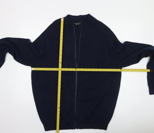 Regatta Men’s Navy Blue Full Zip Cotton Jumper XL