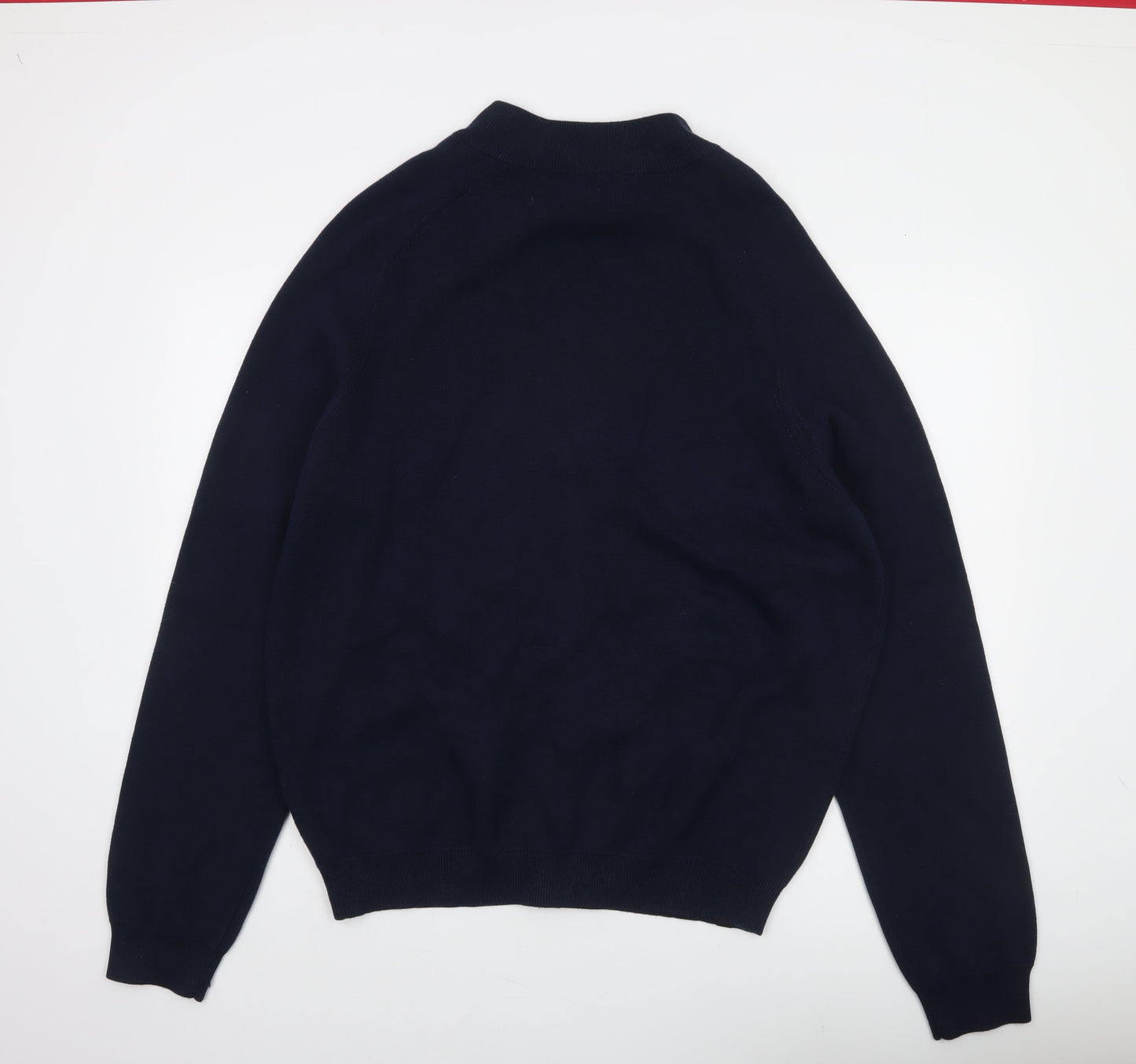 Regatta Men’s Navy Blue Full Zip Cotton Jumper XL