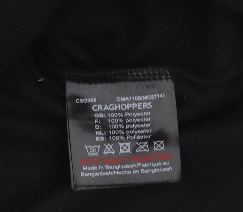 Craghoppers Men’s Black XS Fleece 1/2 Zip Pullover Sweatshirt