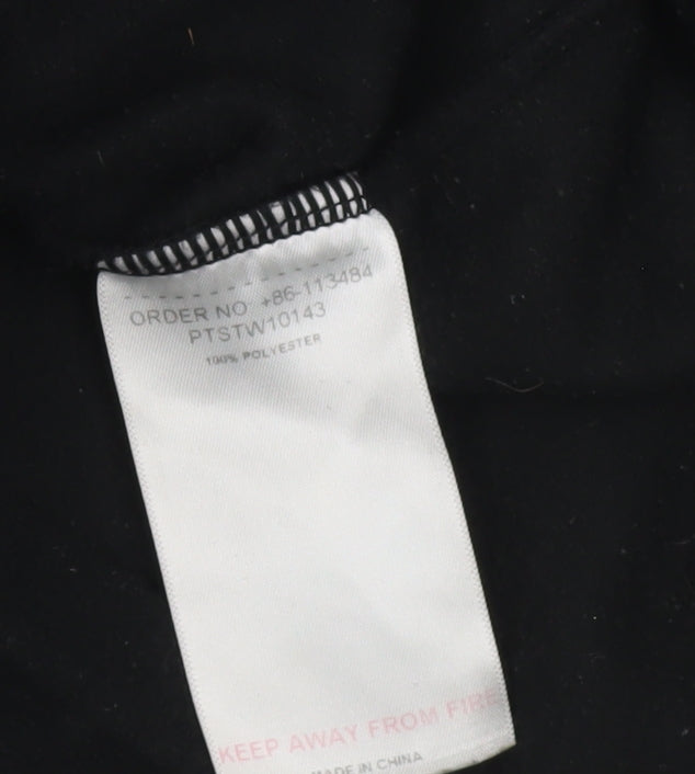 Peter Storm Womens Black Size 8 1/2 Zip Fleece Sweatshirt