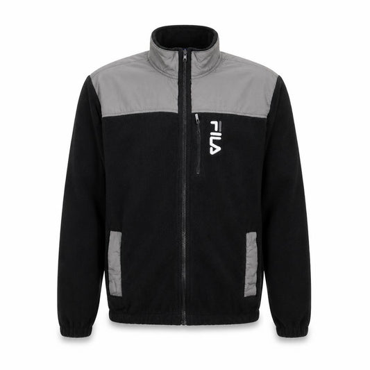 Fila Men’s Black Full Zip Fleece Jacket L Sports Casual