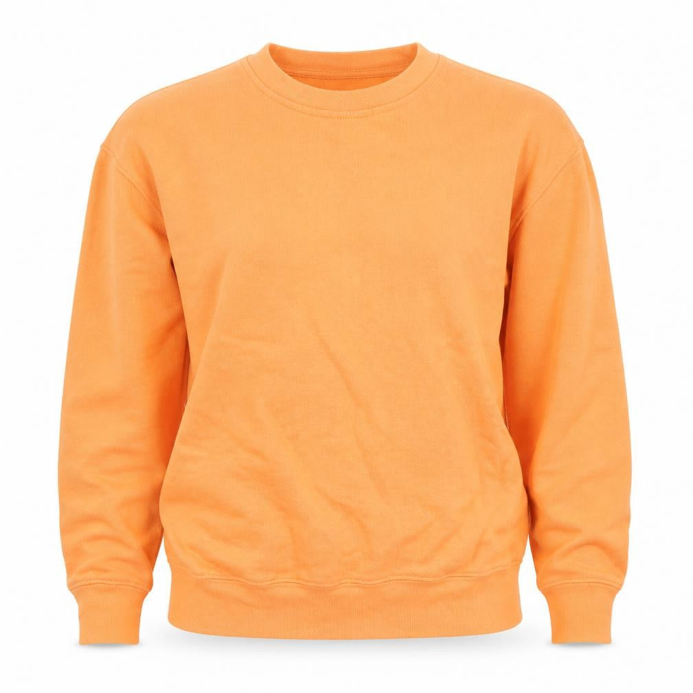 Bik Bok Women’s Orange XS Pullover Sweatshirt Cotton Crew Neck