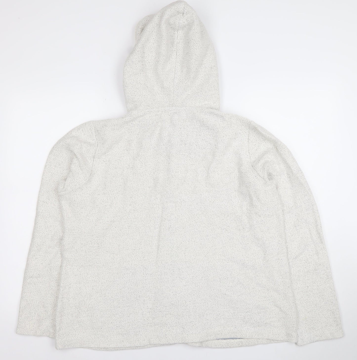 Fat Face Women’s Beige Full Zip Hoodie Size 16 Cotton Blend Warm Lined