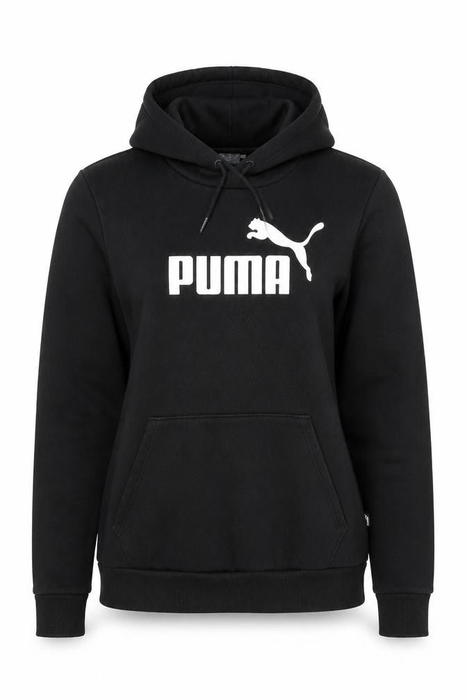 Womens UK M Regular PUMA Black Pullover Hoodie