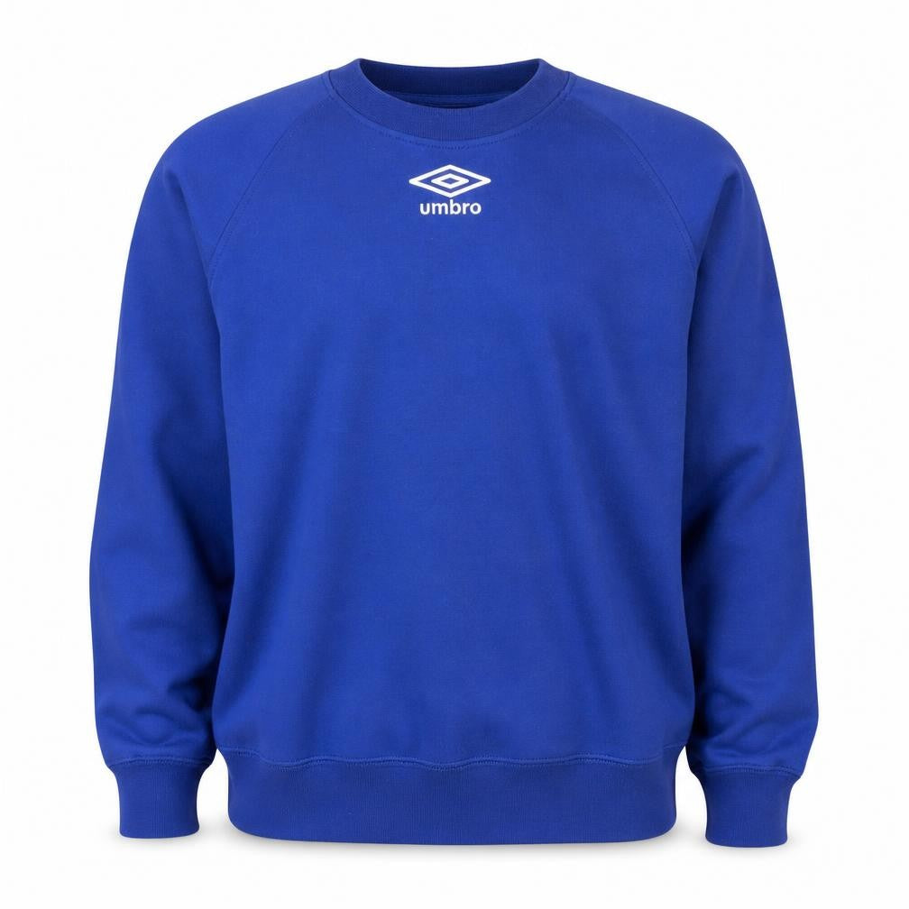 Mens UK XS Regular Umbro Blue Pullover Sweatshirt