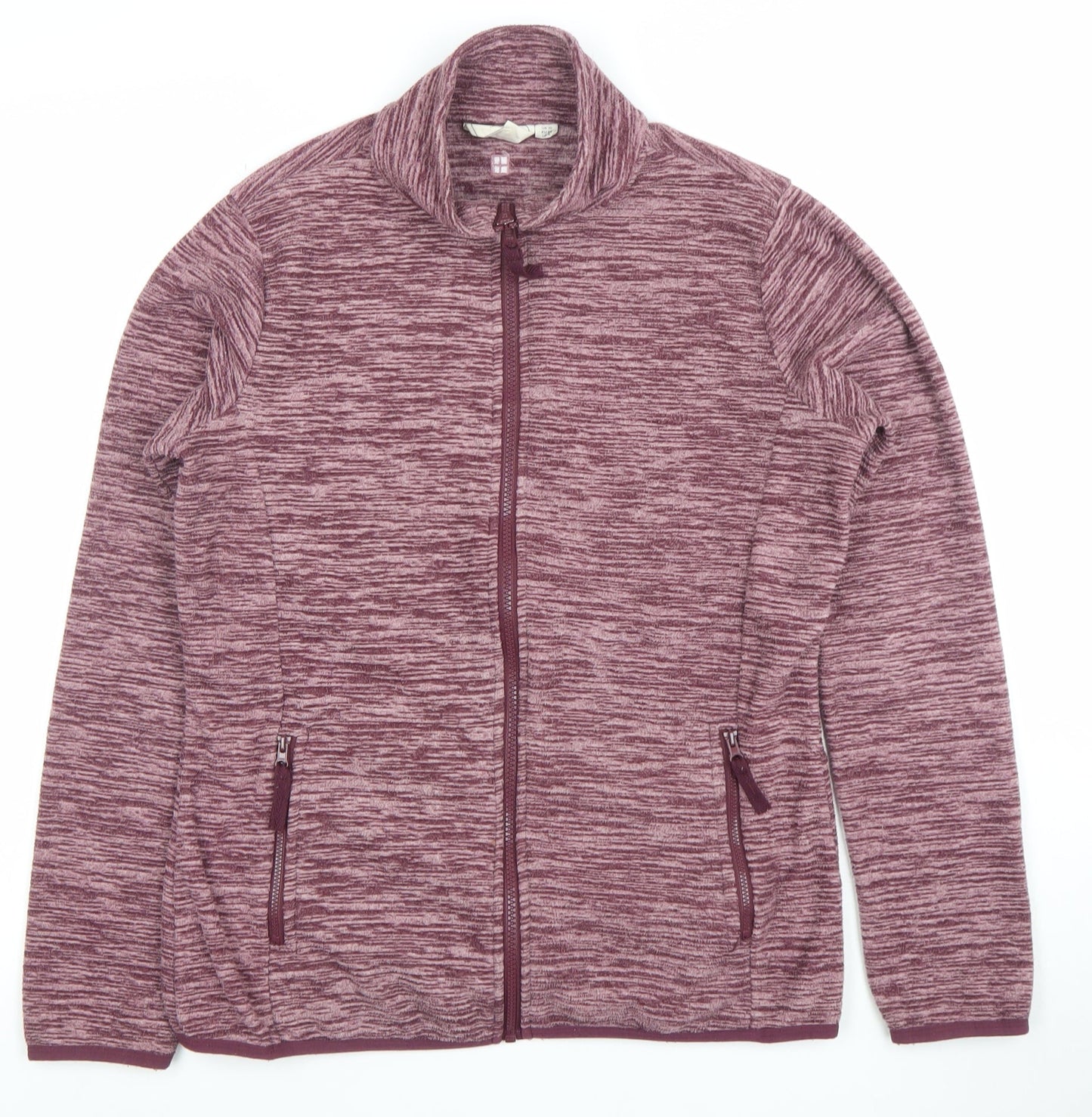 Mountain Warehouse Womens Purple Fleece Full Zip Jacket UK 10