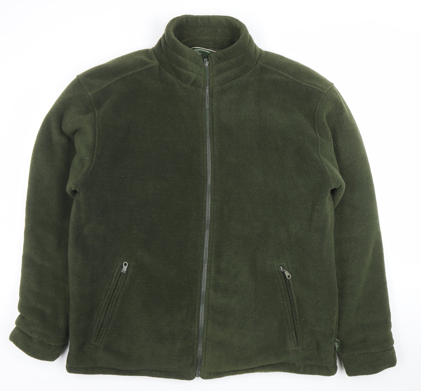 Champion Men's Green Fleece Full Zip Jacket Size L