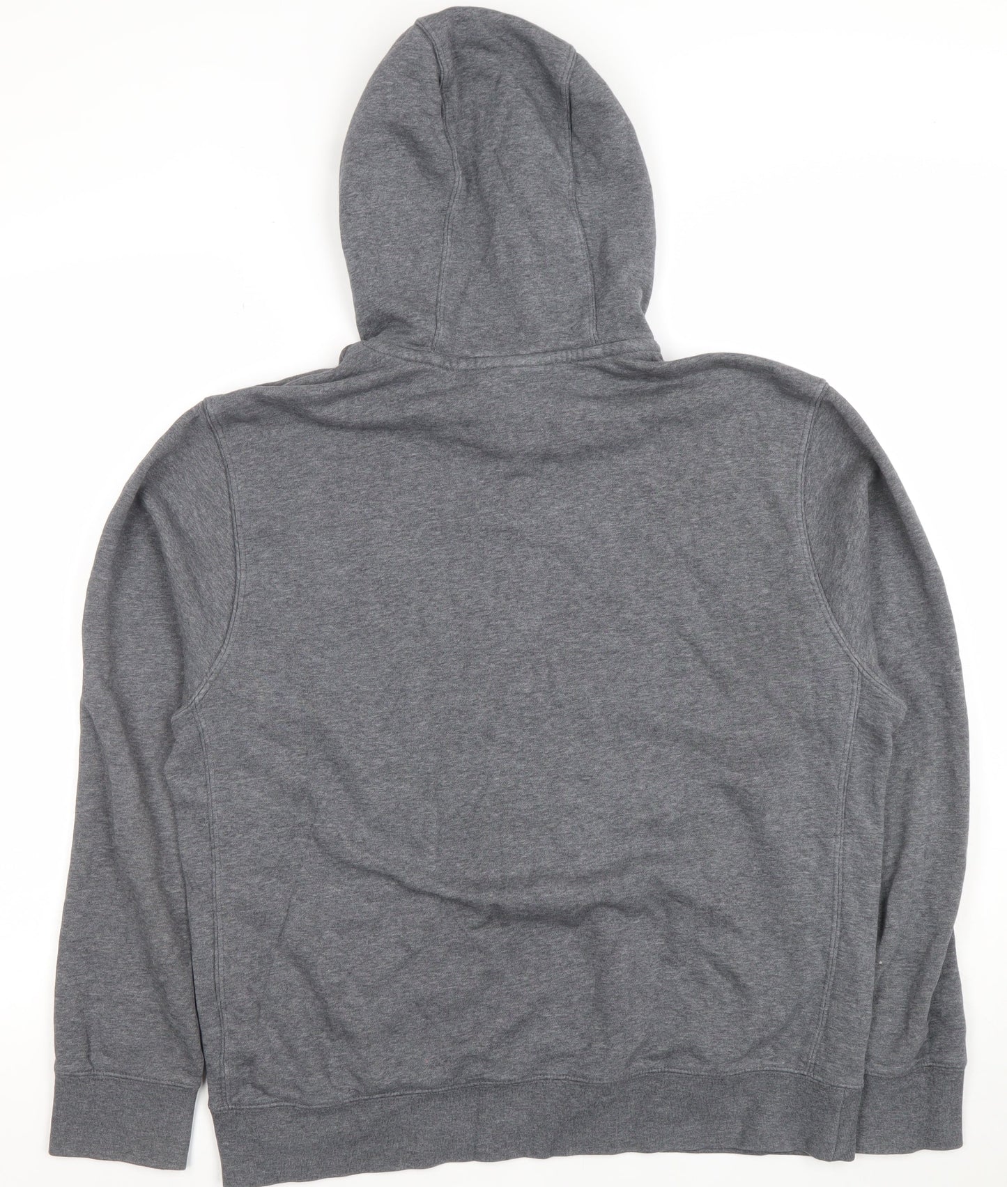Nike Mens Grey Pullover Hoodie M Regular Fit Sportswear