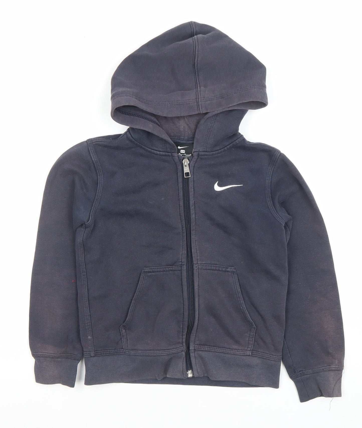 Nike Boys Black 5-6 Years Full Zip Hoodie with Logo Detail