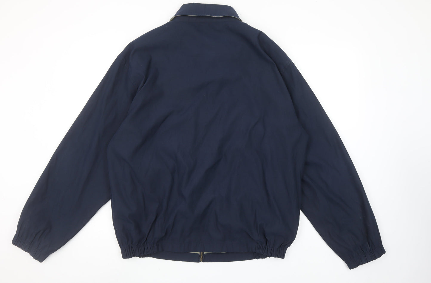 Timberland Mens Blue Cotton Bomber Jacket M Classic Casual