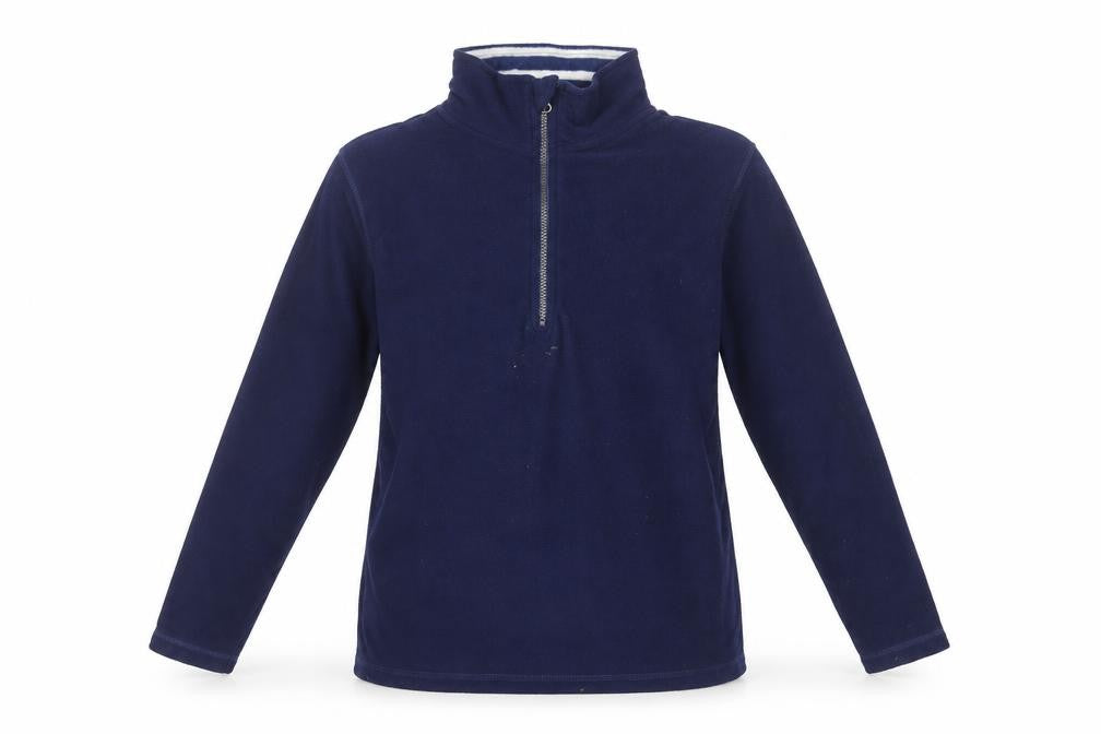 Gap Womens Navy Blue Fleece Pullover Sweatshirt L 1/2 Zip