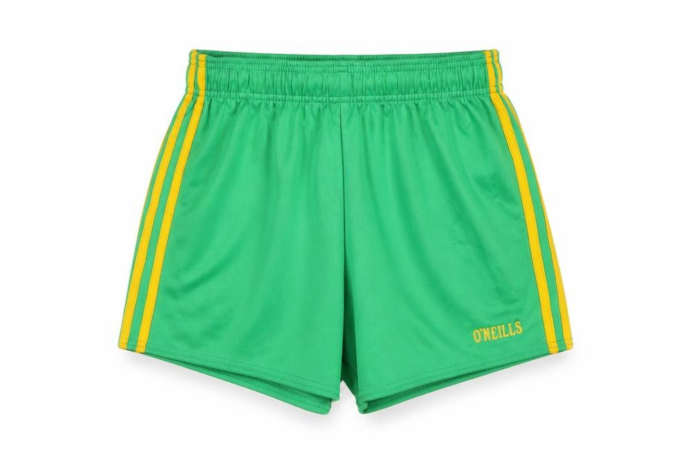 O'Neill Boys Green Athletic Shorts 28 cm Waist Elastic Waistband Polyester