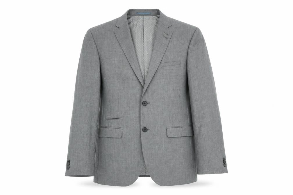 Front view of Taylor & Wright Men's Grey Slim Fit Blazer 40in Chest Regular