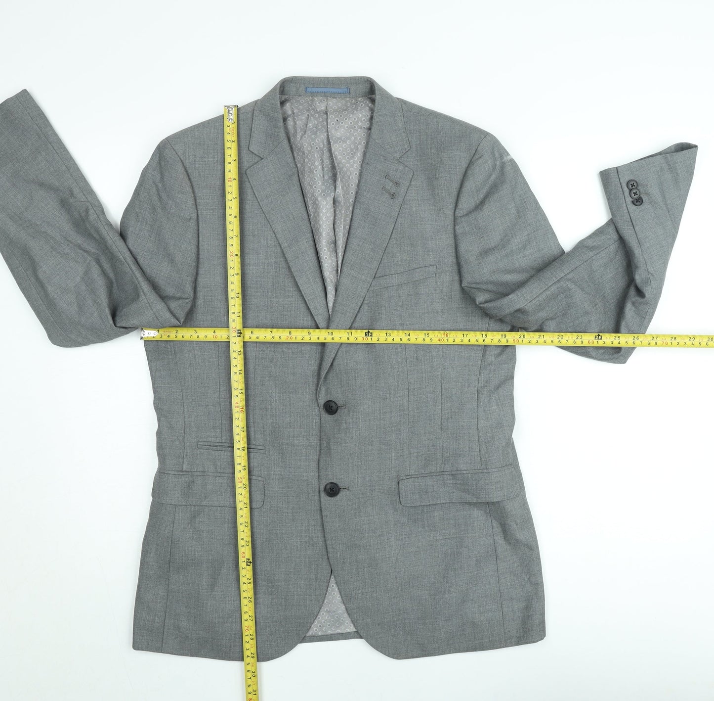 Taylor & Wright Men's Grey Slim Fit Blazer 40in Chest Regular