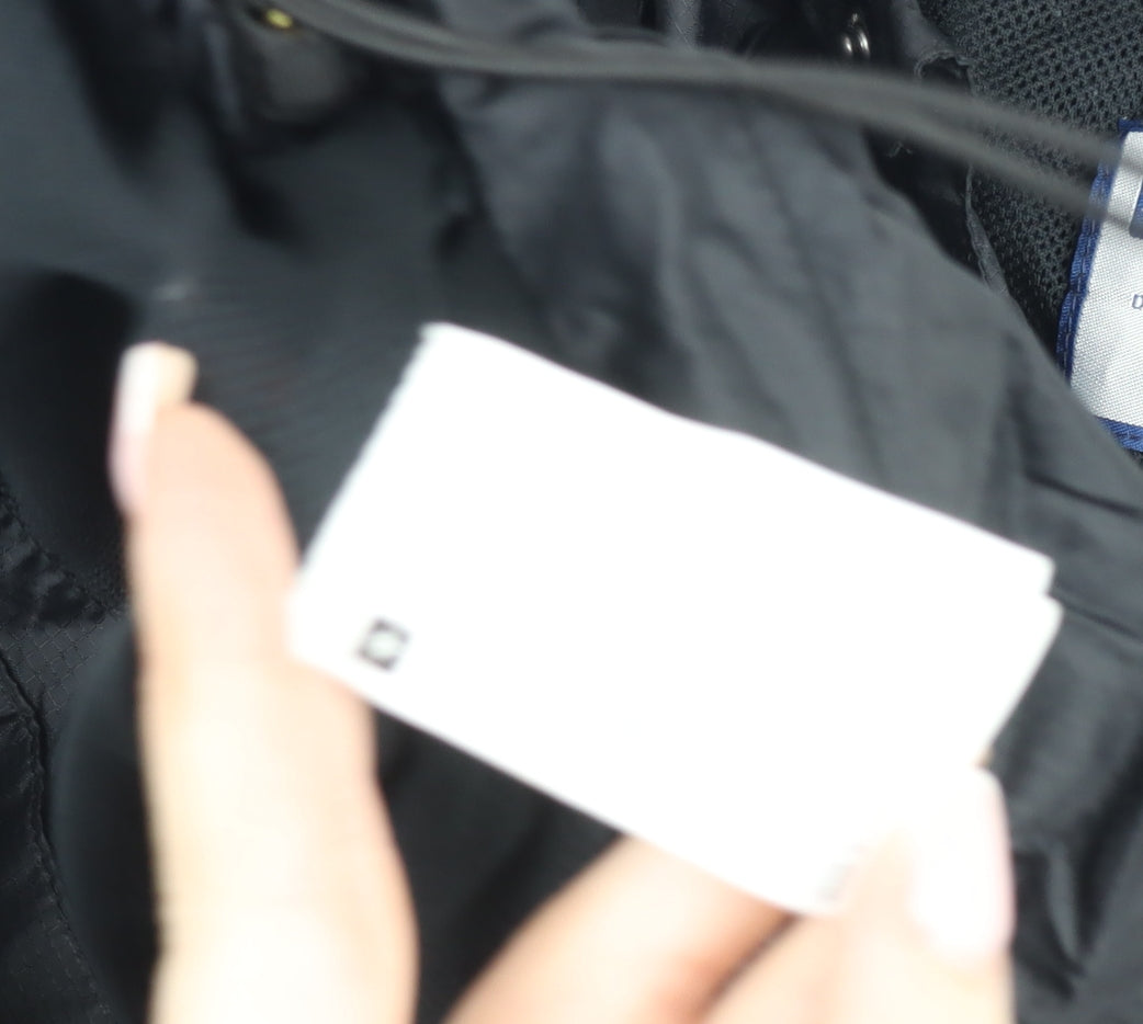 Mountain Warehouse Men's Black 2XL Hooded Windbreaker Jacket