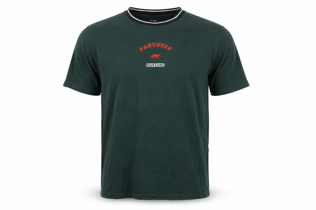 Dunnes Men's Green Panthers Regular Fit Cotton T-Shirt Size L