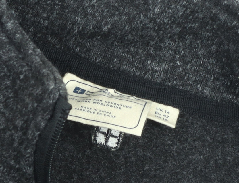Mountain Warehouse Unisex Grey Full Zip Fleece Jacket L