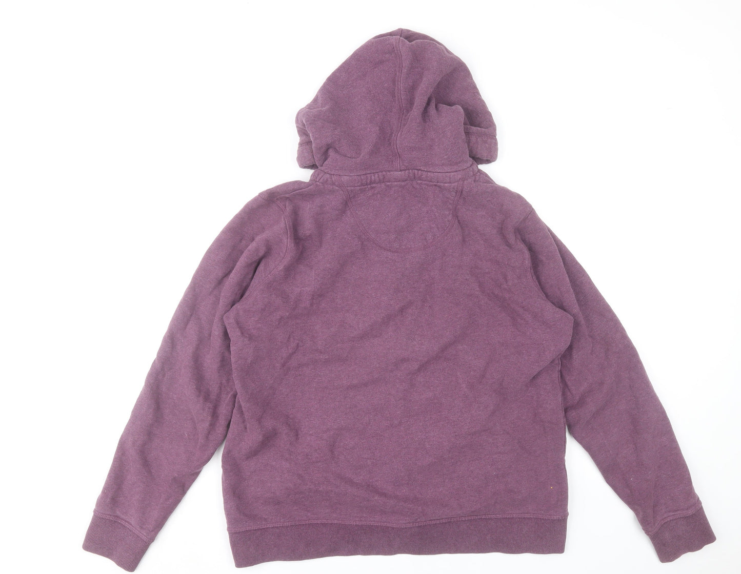 Fat Face Women's Purple Full Zip Hoodie Size 14 Cotton Casual
