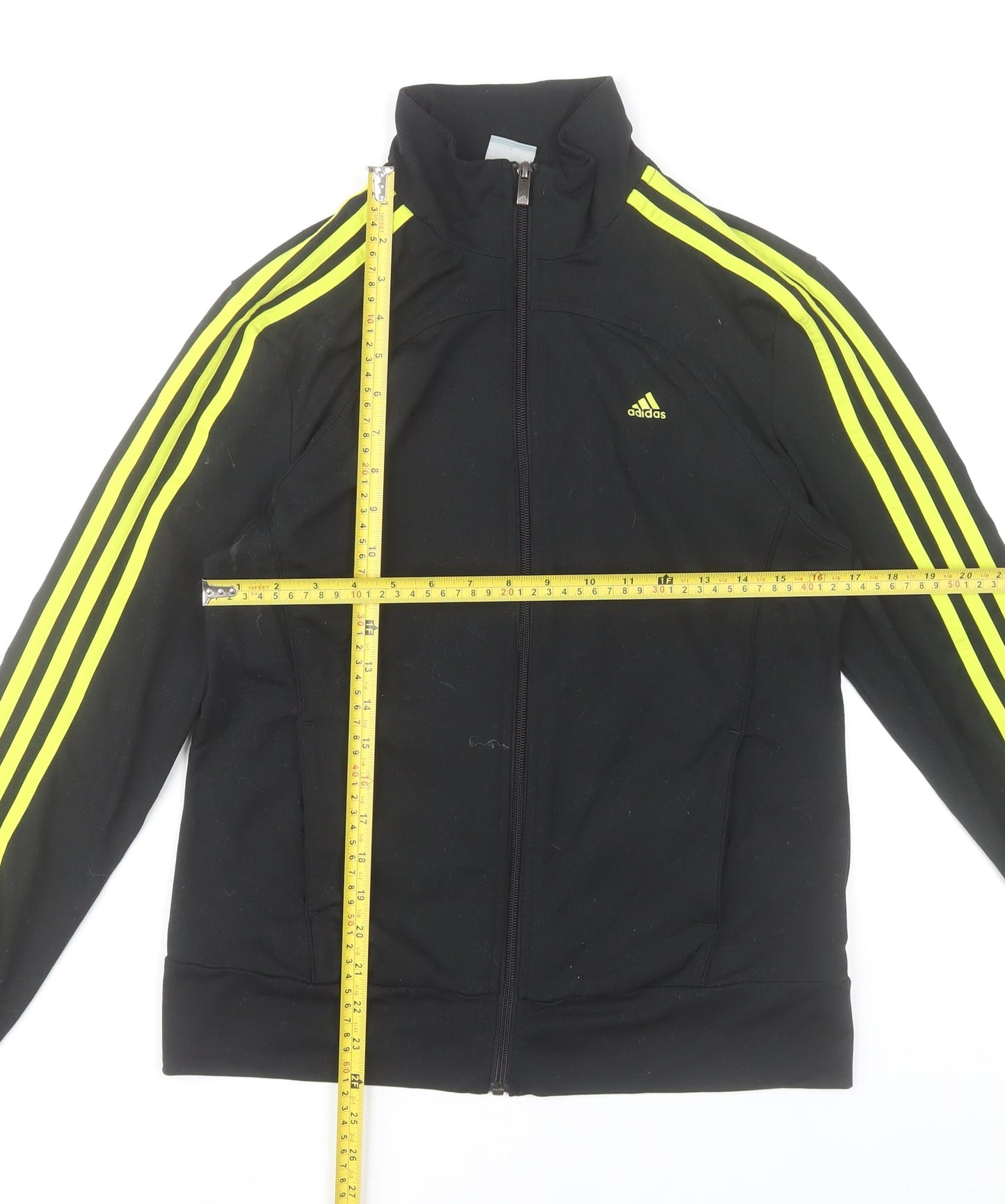 Adidas Women's Black Full Zip Hoodie Size S Performance Essentials