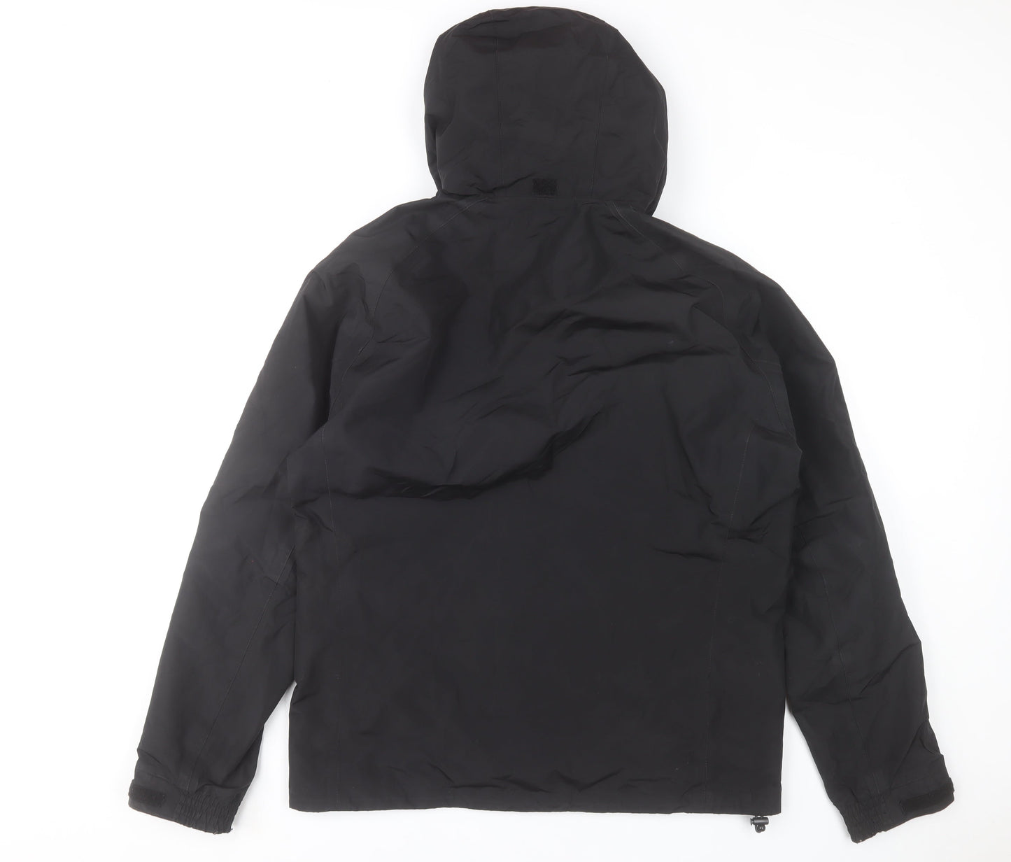 Helly Hansen Men's Black L Waterproof Hooded Rain Jacket