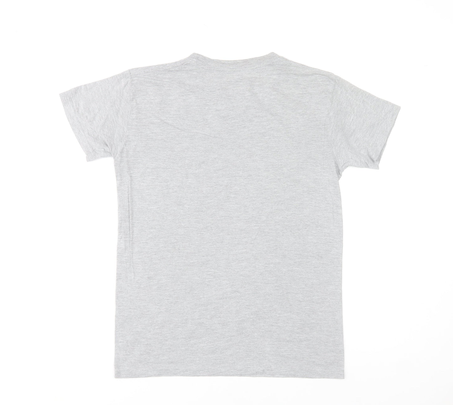 River Island Men's Grey London City Graphic Cotton T-Shirt Size S