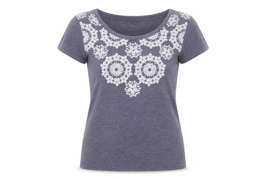 Womens UK Size 8 Jack Wills Purple Cotton Blend T-Shirt