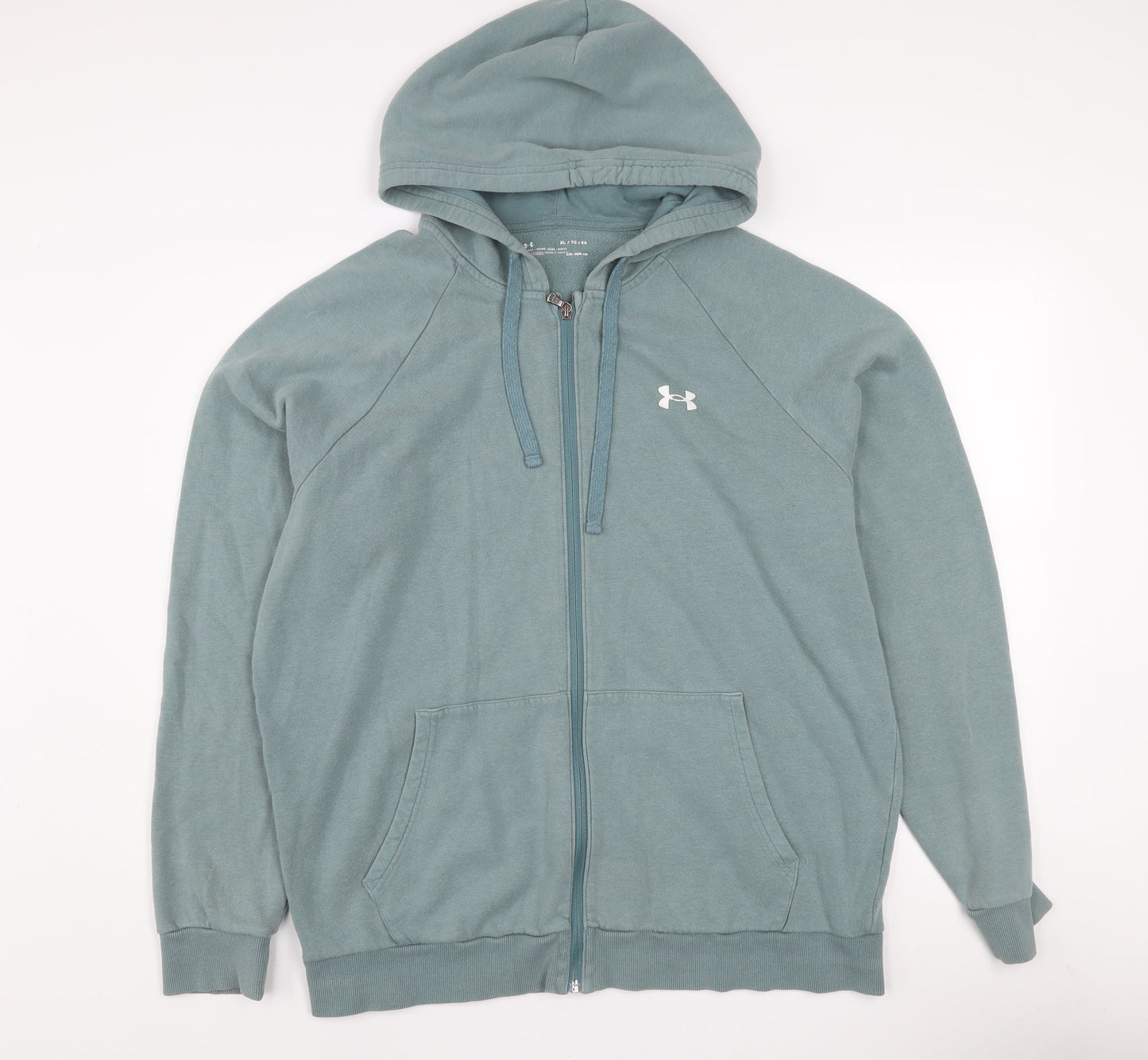 Under Armour Men's Green XL ColdGear Full Zip Hooded Jacket