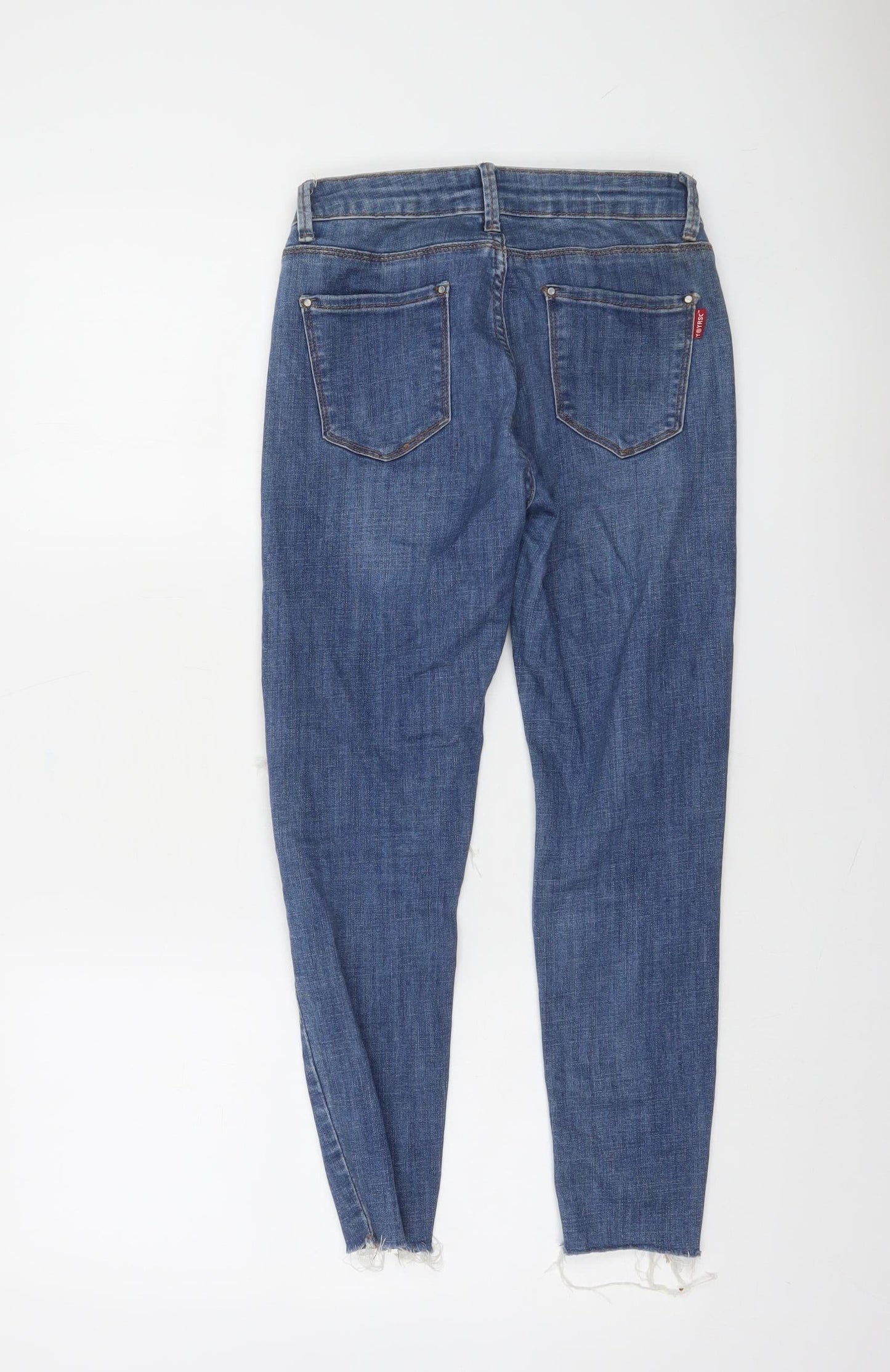 YOYRSC Women's Blue Distressed Skinny Jeans Size 27