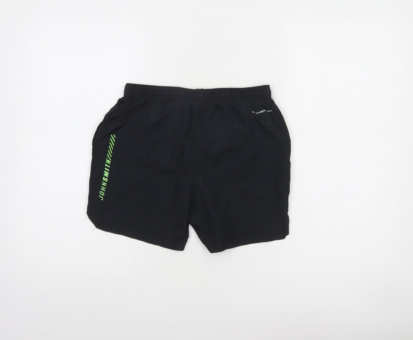 John Smith Boys Black Swim Shorts Size 10 Quick Dry Polyester