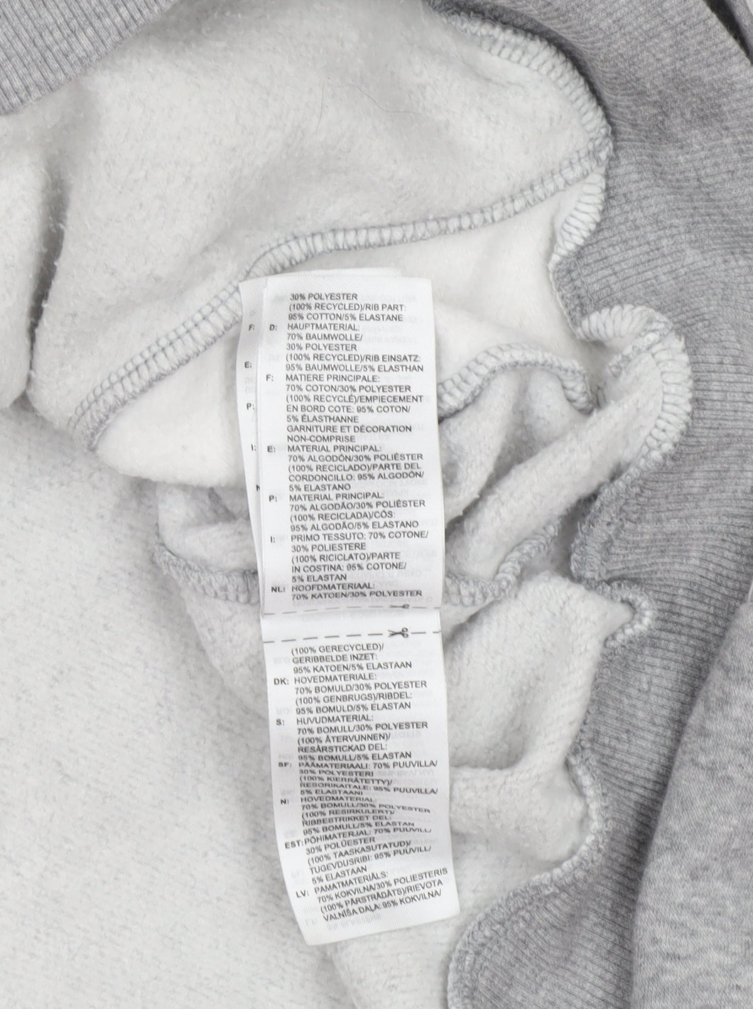 adidas Men’s Grey Pullover Hoodie Size M Sports Fleece Sweatshirt