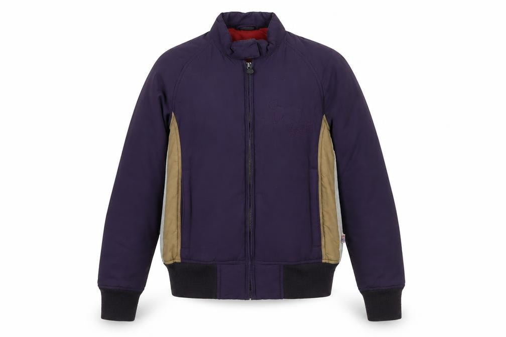 Womens UK Size S Regular Diesel Purple Cotton Jacket