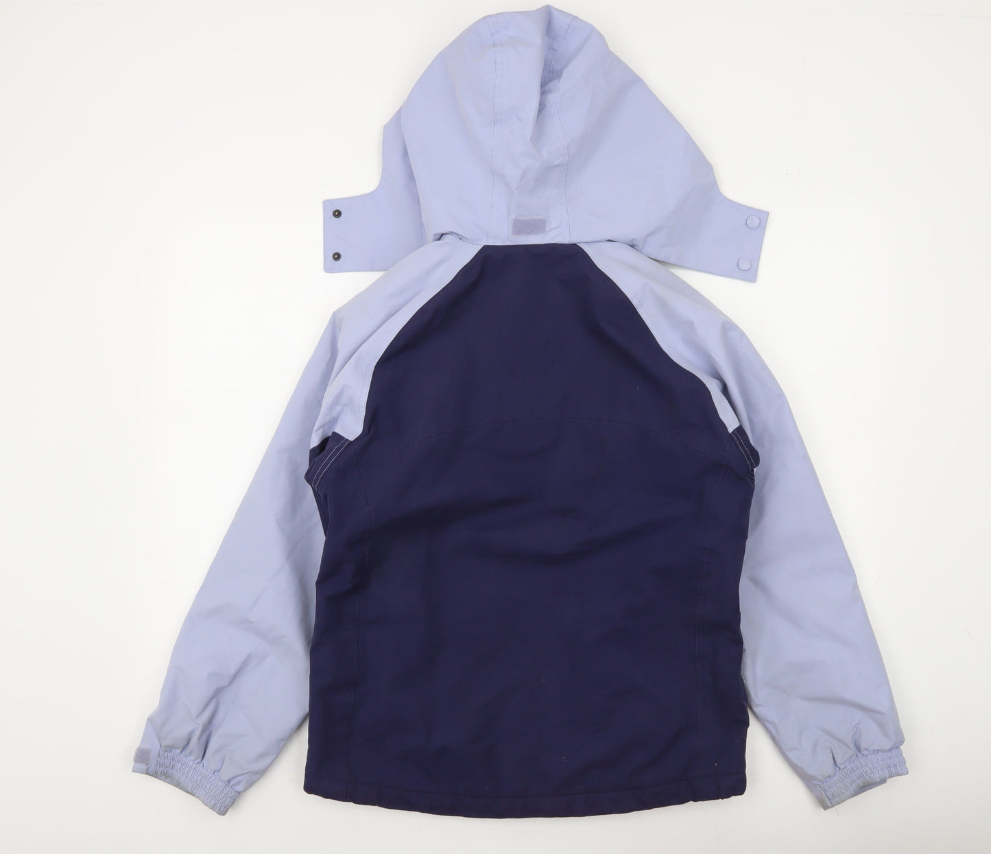 Trespass Womens Blue Waterproof Windproof Hooded Rain Jacket Size 10