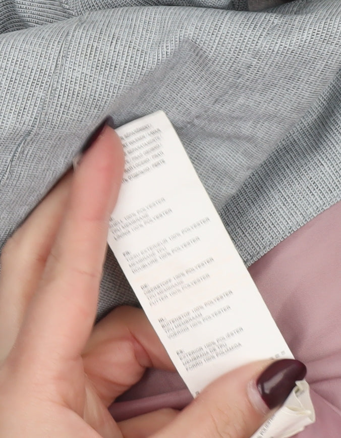 Trespass Womens Grey Waterproof Hooded Outdoor Jacket Size 12