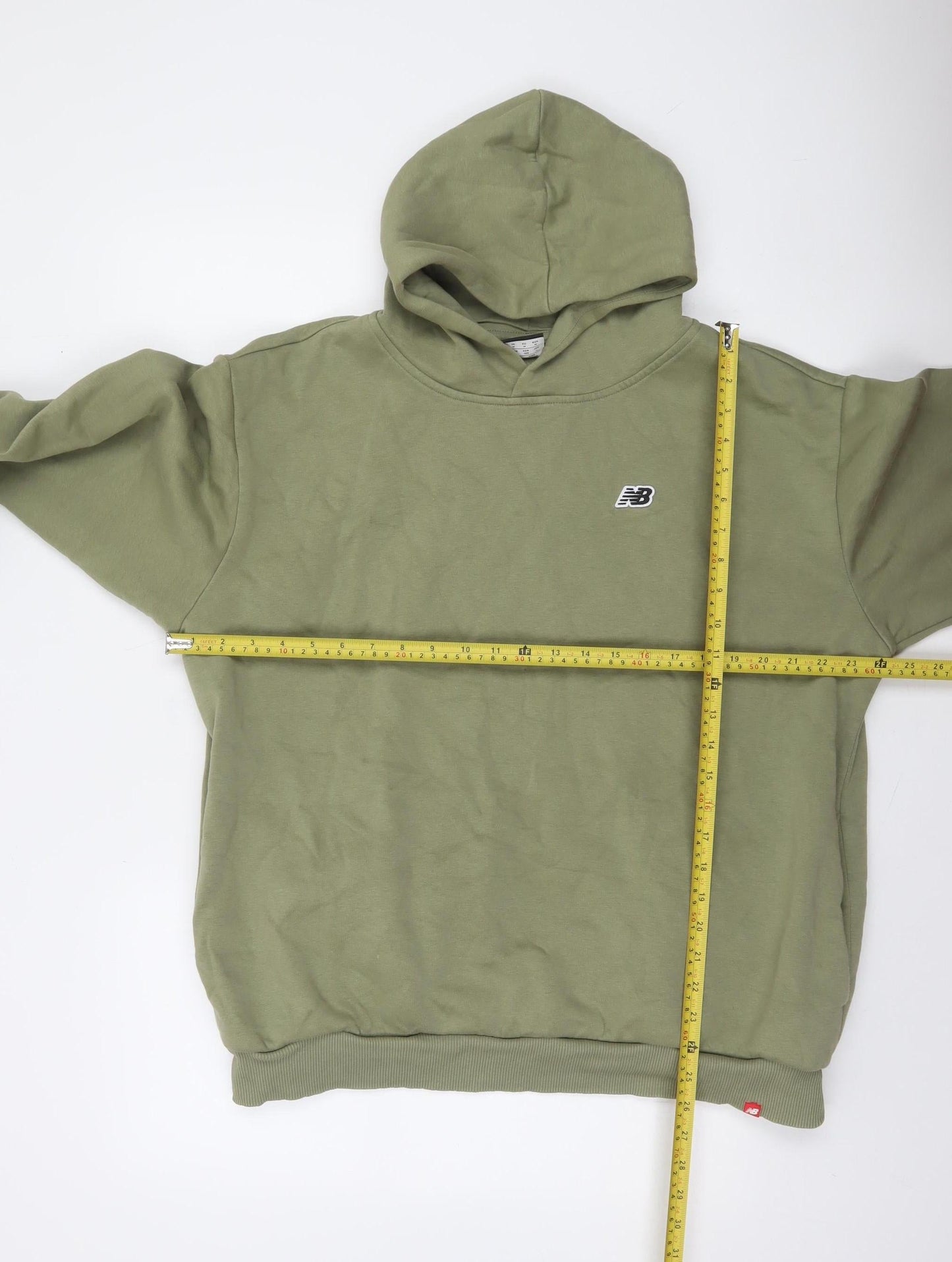 New Balance Men's Green Pullover Hoodie Size M Fleece Lined