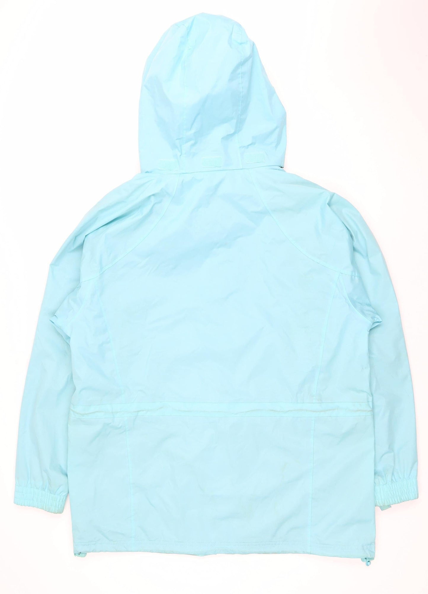 Trespass Women's Blue XL Waterproof Hooded Rain Coat Jacket