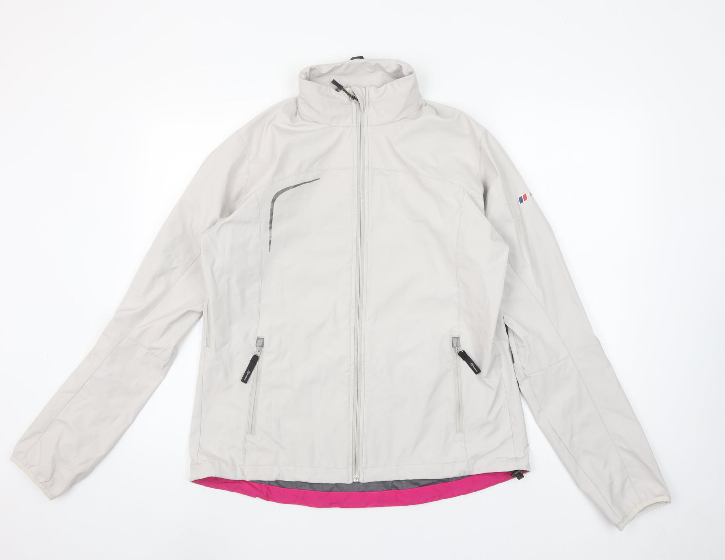Berghaus Women's Beige Softshell Waterproof Jacket Size 16
