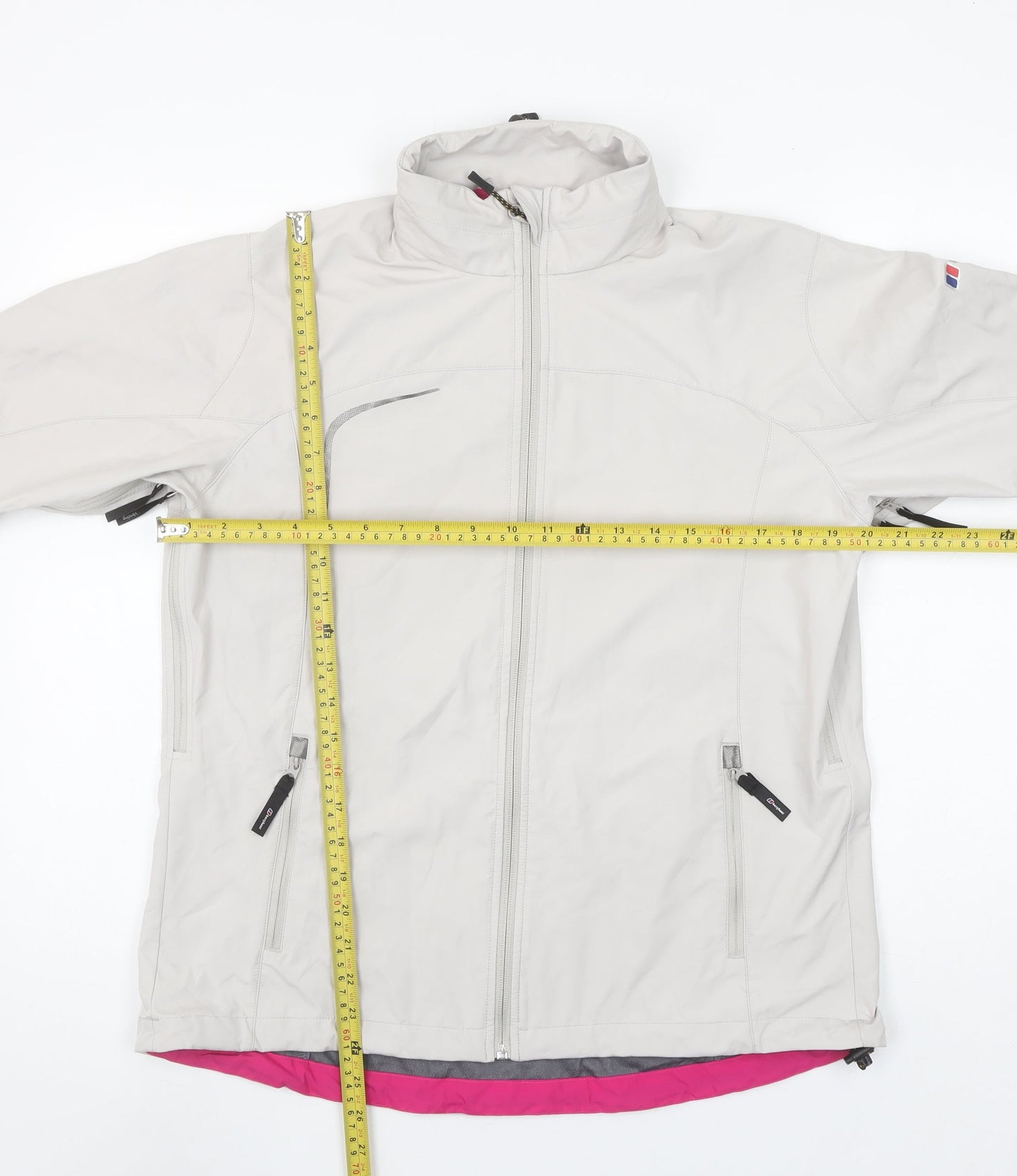 Berghaus Women's Beige Softshell Waterproof Jacket Size 16