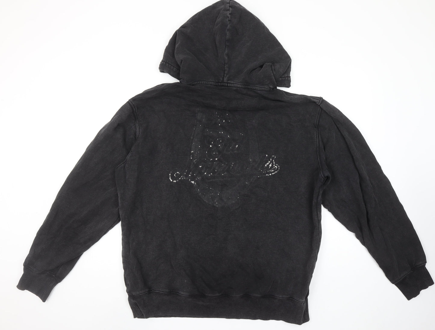 Dickies Men’s Black XL Pullover Hoodie with Rhinestone Logo