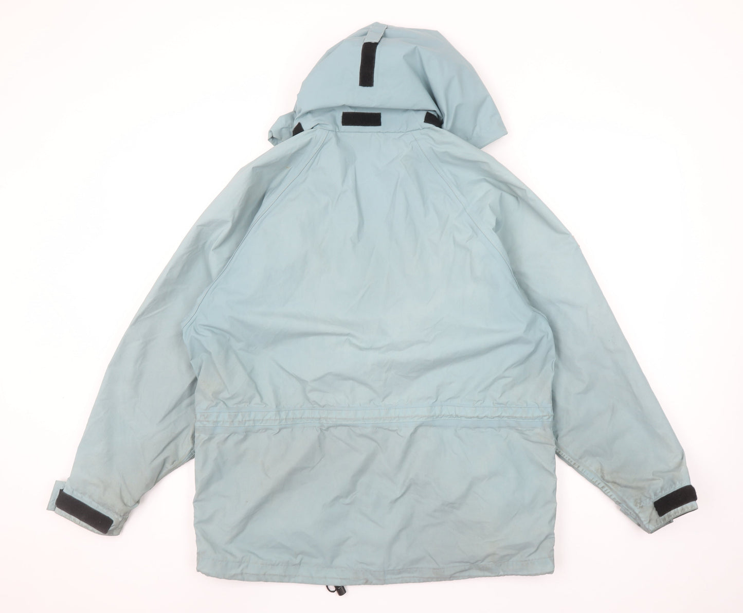 Trespass Womens Blue Waterproof Hooded Rain Jacket Size M