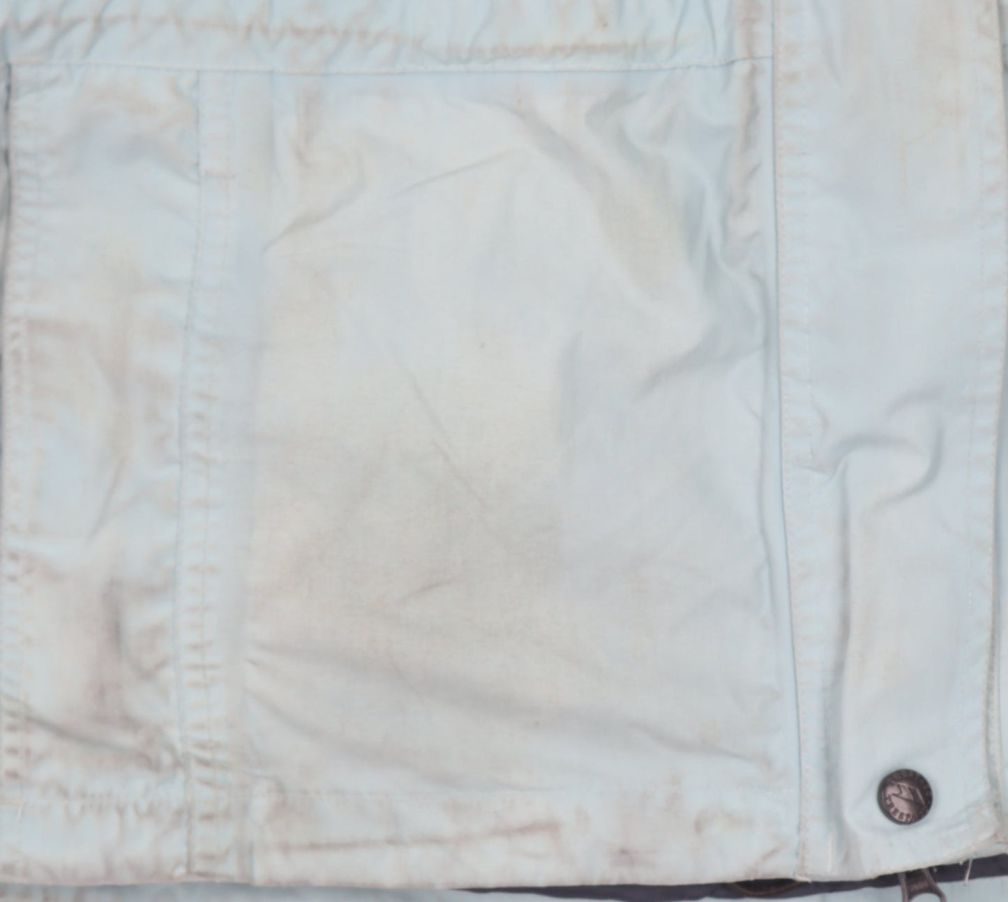 Trespass Womens Blue Waterproof Hooded Rain Jacket Size M