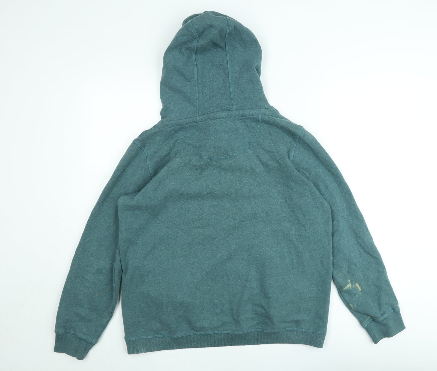 Fat Face Women's Green Pullover Hoodie Medium Casual Cotton Blend