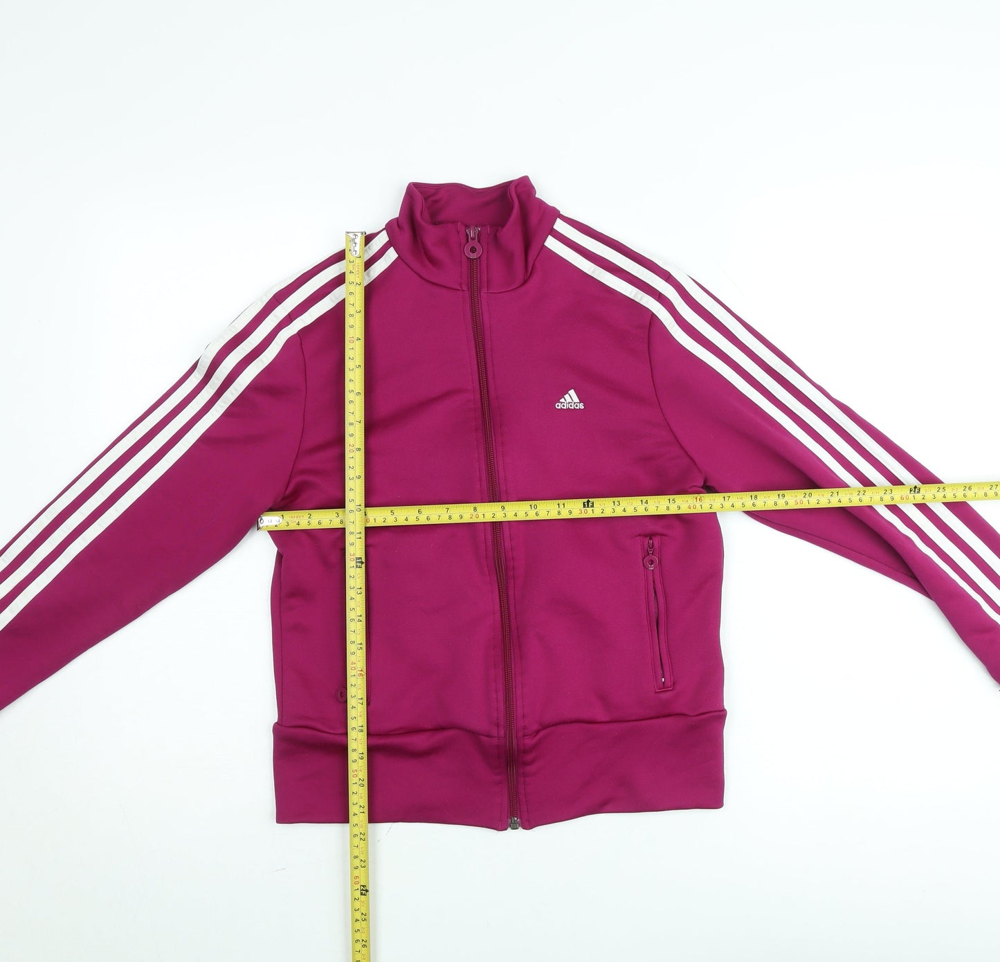 Adidas Women’s Pink Full Zip Sweatshirt Jacket Size 12 UK