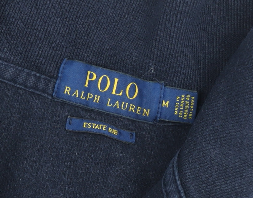 Ralph Lauren Men's Blue 1/4 Zip Pullover Sweatshirt Size M