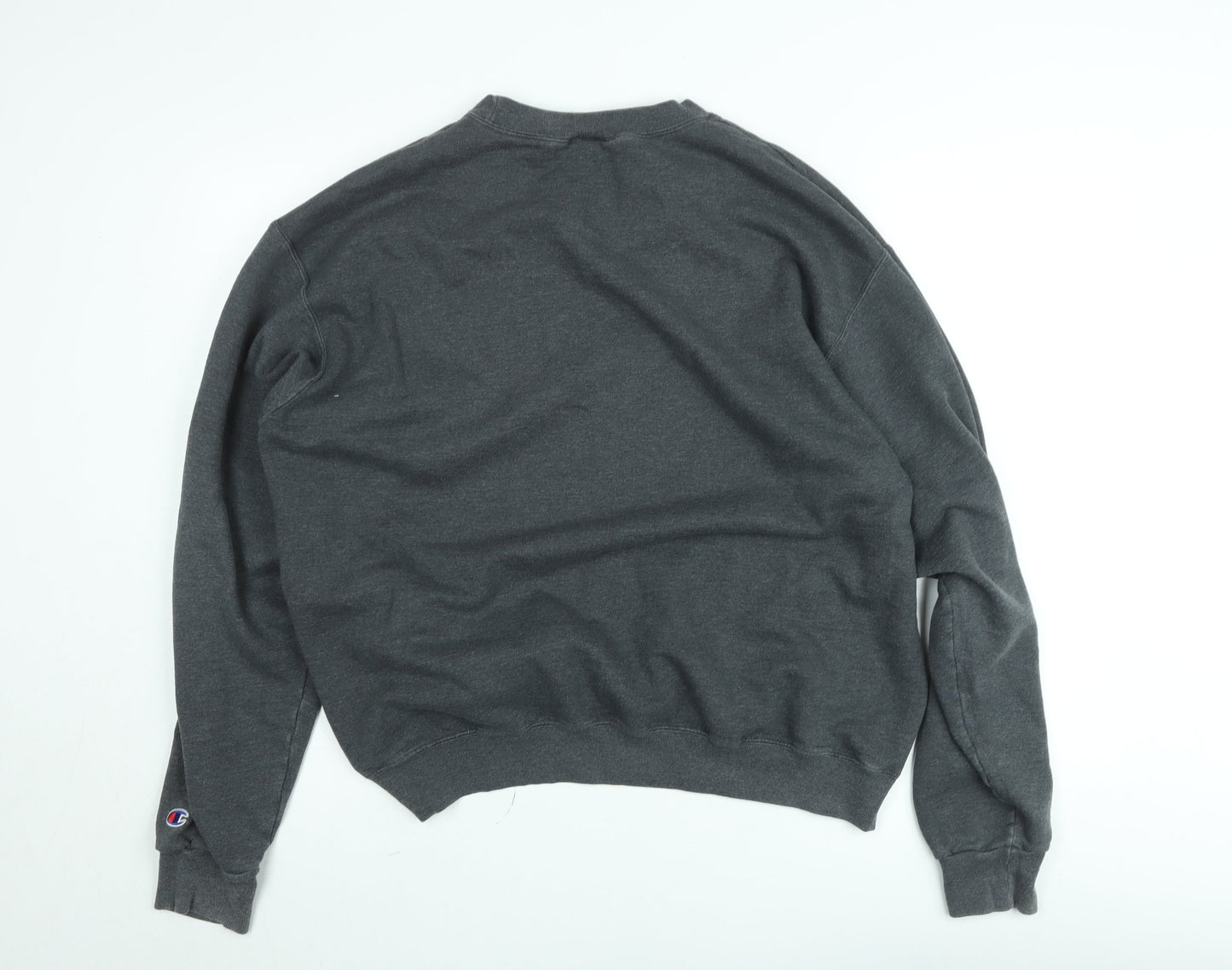 Champion Eco Fleece Grey University Logo Sweatshirt XL Women's Casual