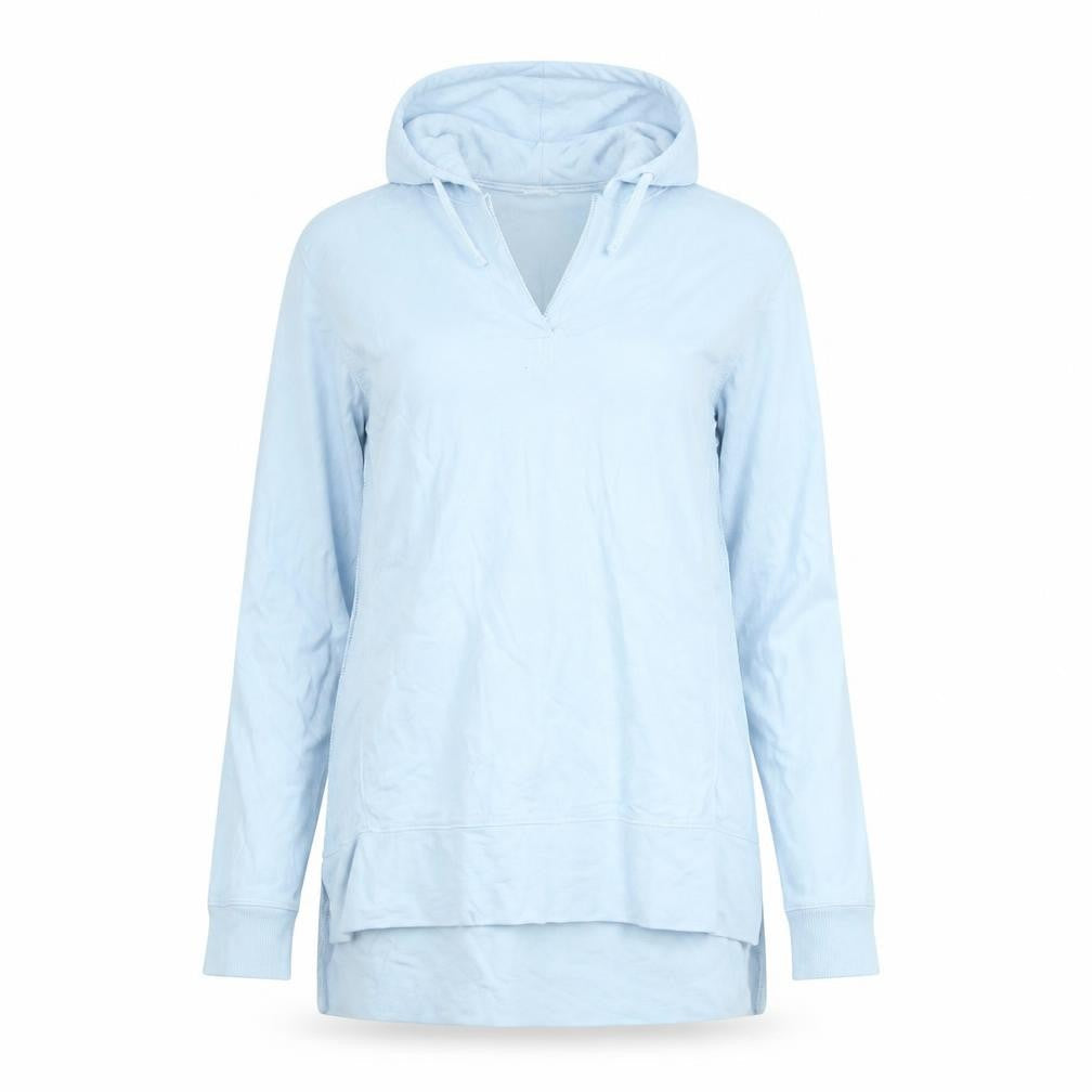 White Stuff Women's Blue Cotton Pullover Hoodie UK 6